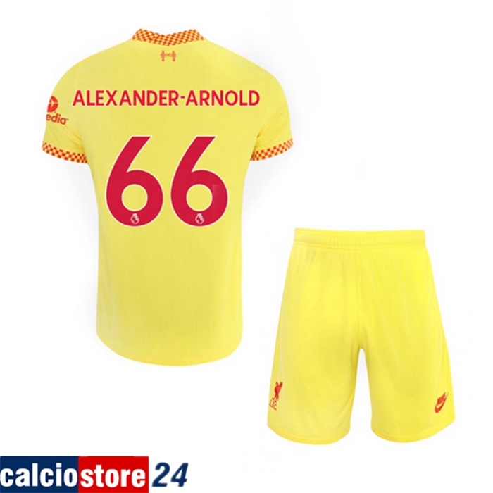 Maglie Calcio FC Liverpool (Alexander Arnold 66) Bambino Terza 2021/2022