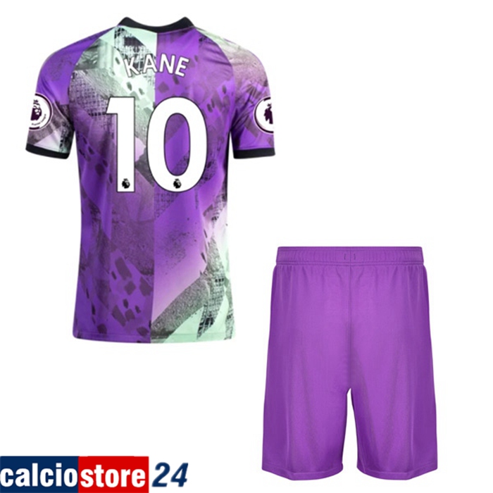 Maglie Calcio Tottenham Hotspur (Harry Kane 10) Bambino Terza 2021/2022