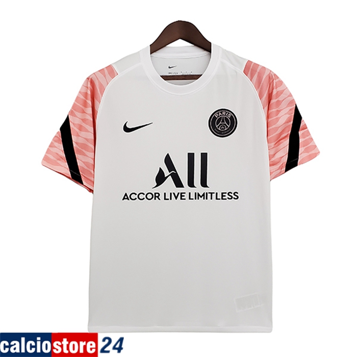 T Shirt PSG Bianca/Rosa 2021/2022