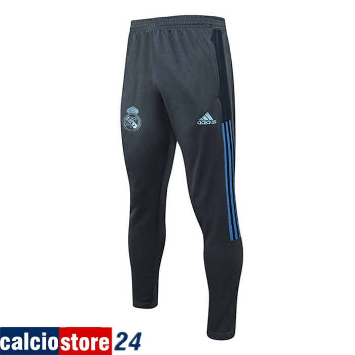 Nuova Pantaloni Da Training Real Madrid Grigio Scuro/Blu 2021/2022