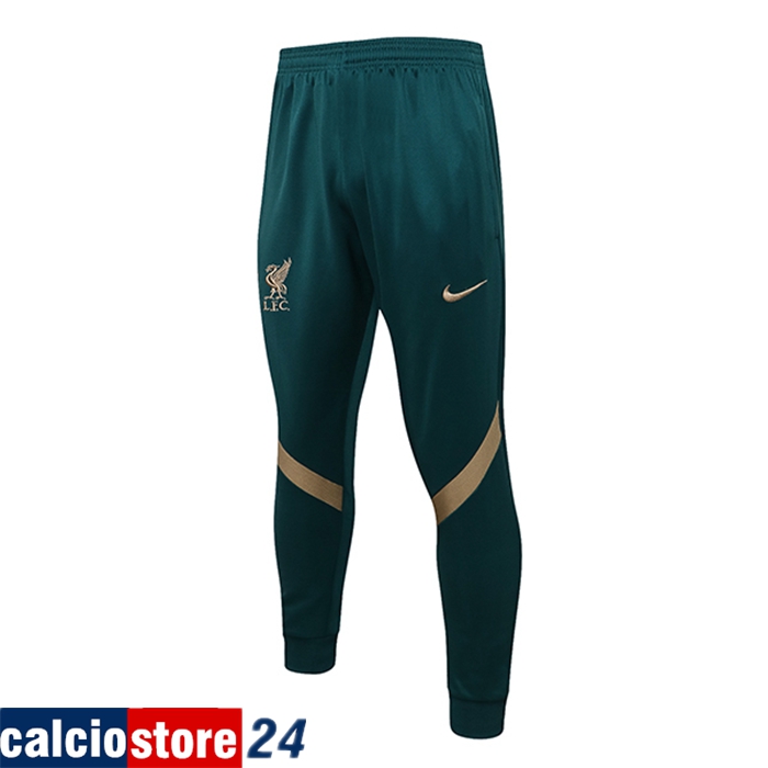 Nuova Pantaloni Da Training FC Liverpool Verde 2021/2022