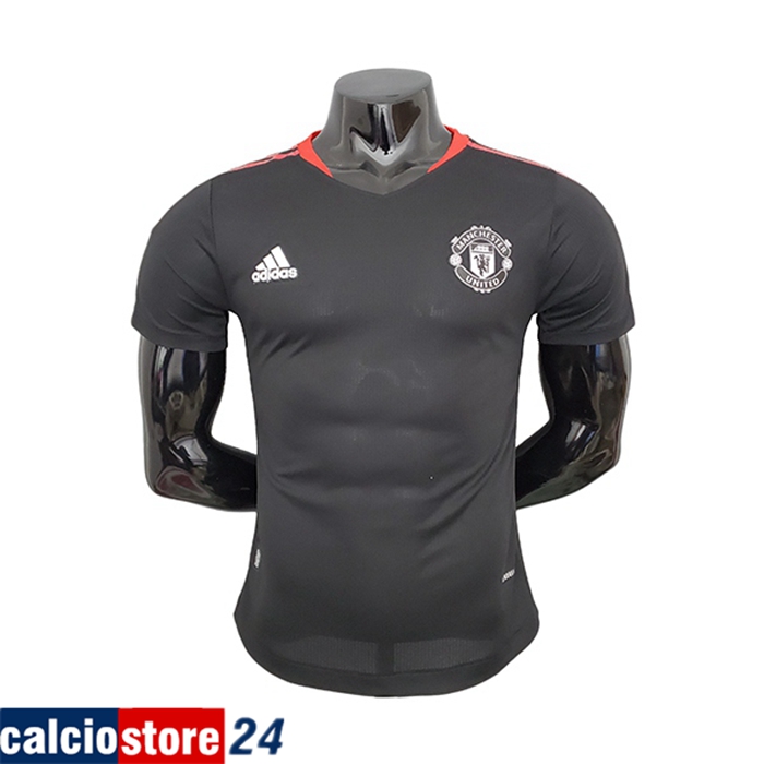 T Shirt Allenamento Manchester United Rosso/Nero 2021/2022