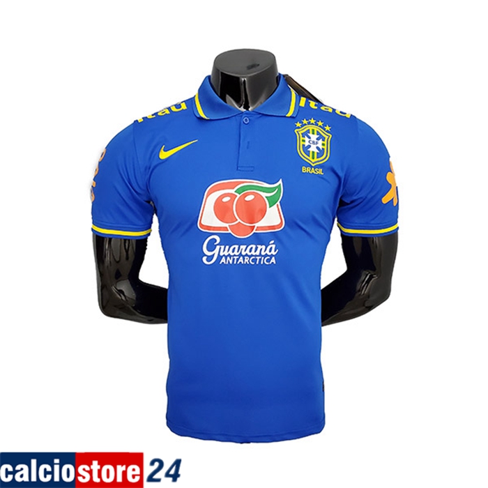 Nuova Maglia Polo FC Brasile Blu 2021/2022