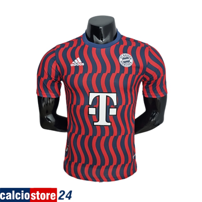 Nuova T Shirt Allenamento Bayern Monaco Rosso/Blu 2022/2023