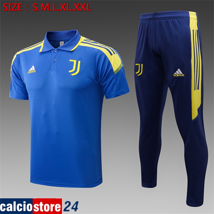 Kit Maglia Polo Juventus + Pantaloni Blu 2022/2023