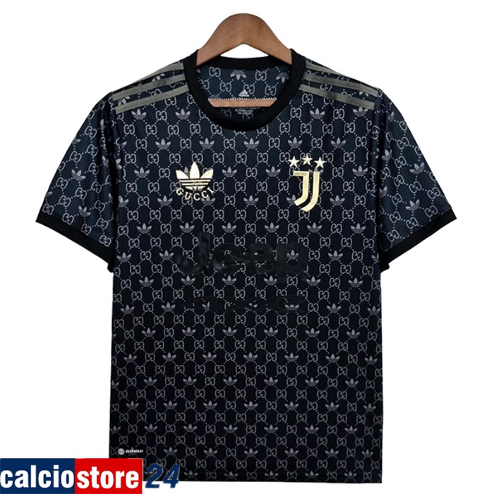 T Shirt Allenamento Juventus GUCC Nero 2022/2023