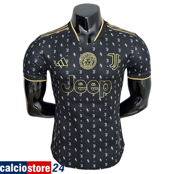 Nuove Maglie Calcio Juventus Versace Edition Nero 2022/2023
