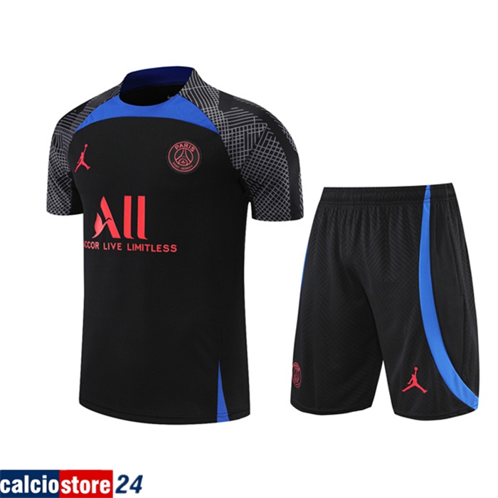 T Shirt Allenamento Jordan PSG + Pantaloncini Nero 2022/2023