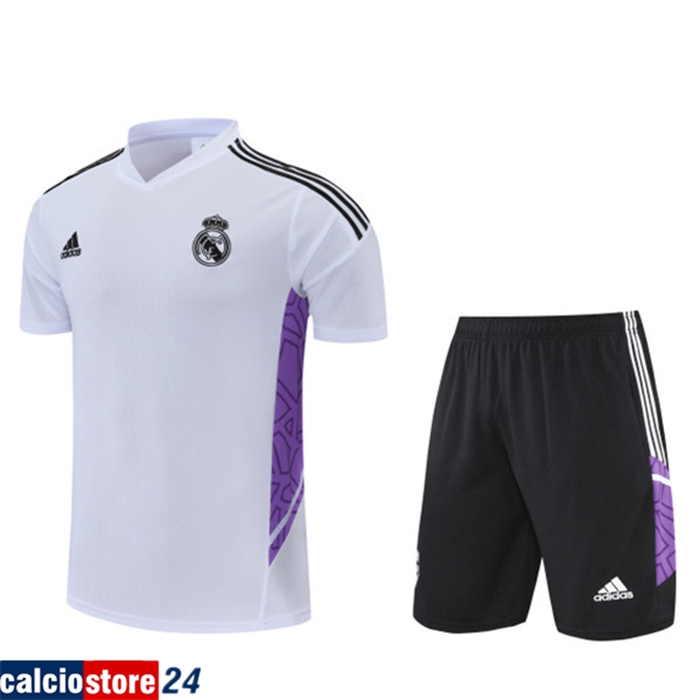 T Shirt Allenamento Real Madrid + Pantaloncini Nero 2022/2023