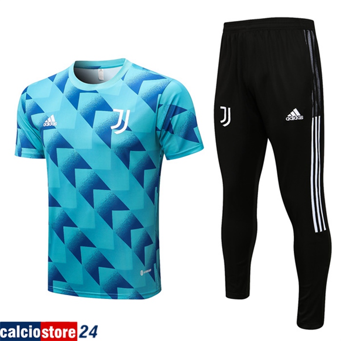 T Shirt Allenamento Juventus + Pantaloni Blu 2022/2023