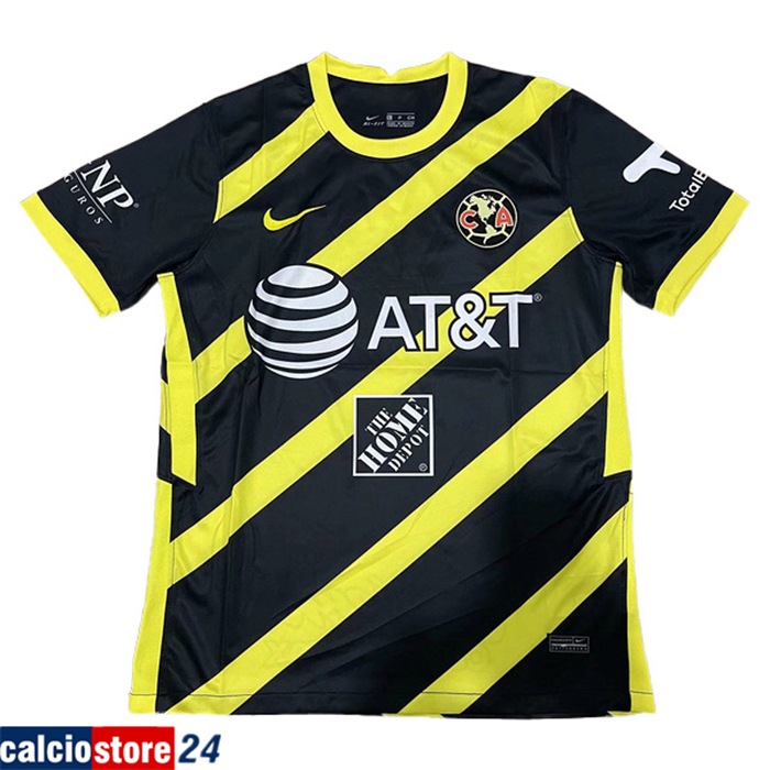 T Shirt Allenamento Club America Nero/Giallo 2022/2023