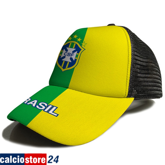 Cappello Da Calcio Brasile Giallo/Verde 2023
