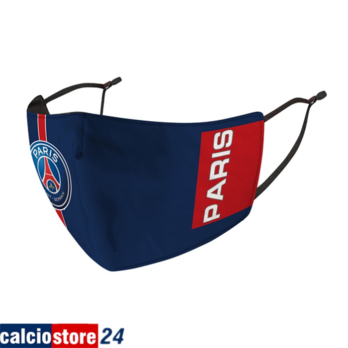 Mascherine Calcio Paris PSG blu navy Reutilisable