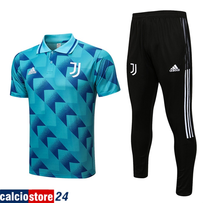 Kit Maglia Polo Juventus Blu 2022/2023