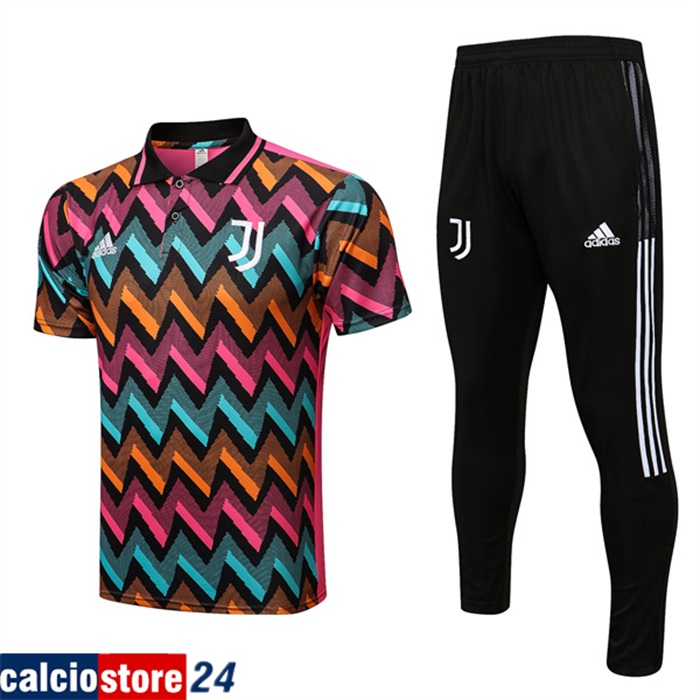Kit Maglia Polo Juventus Blu/Giallo/Rosso 2022/2023