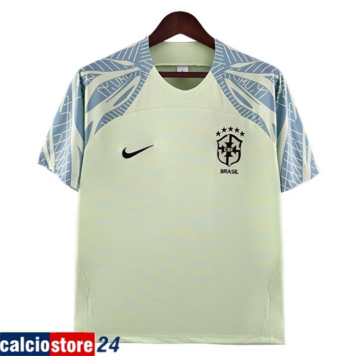 T Shirt Allenamento Brasile Verde 2022/2023