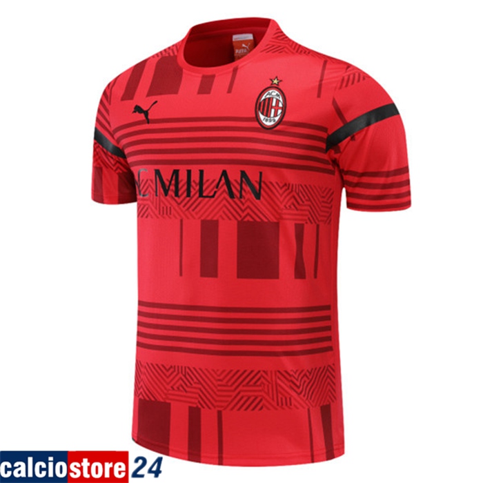 T Shirt Allenamento AC Milan Rosso 2022/2023