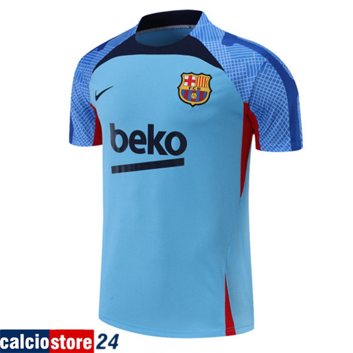 T Shirt Allenamento FC Barcellona Blu 2022/2023
