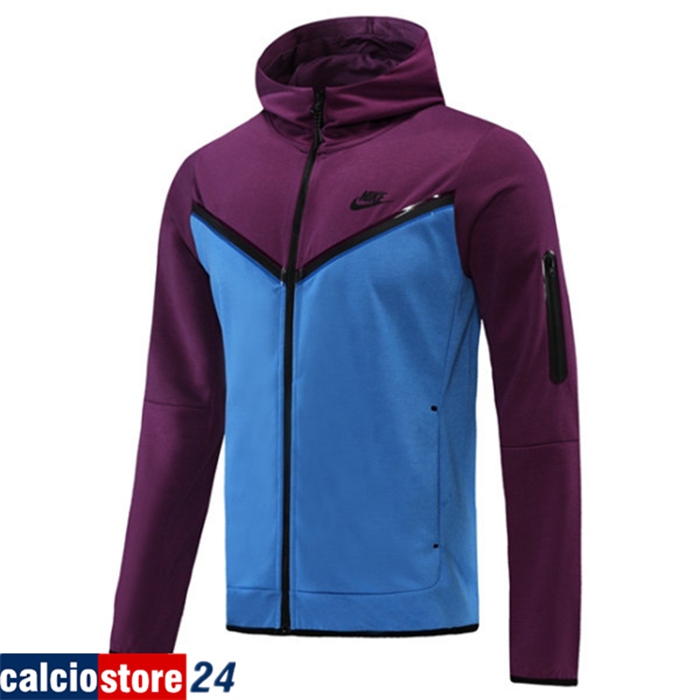 Giacca Con Cappuccio Nike Blu/Viola 2022/2023