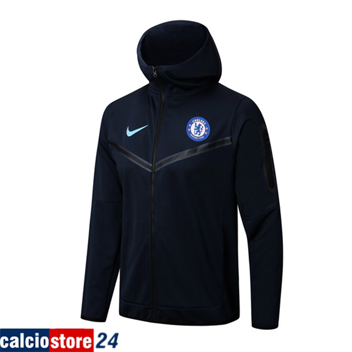 Giacca Con Cappuccio FC Chelsea blu navy 2022/2023