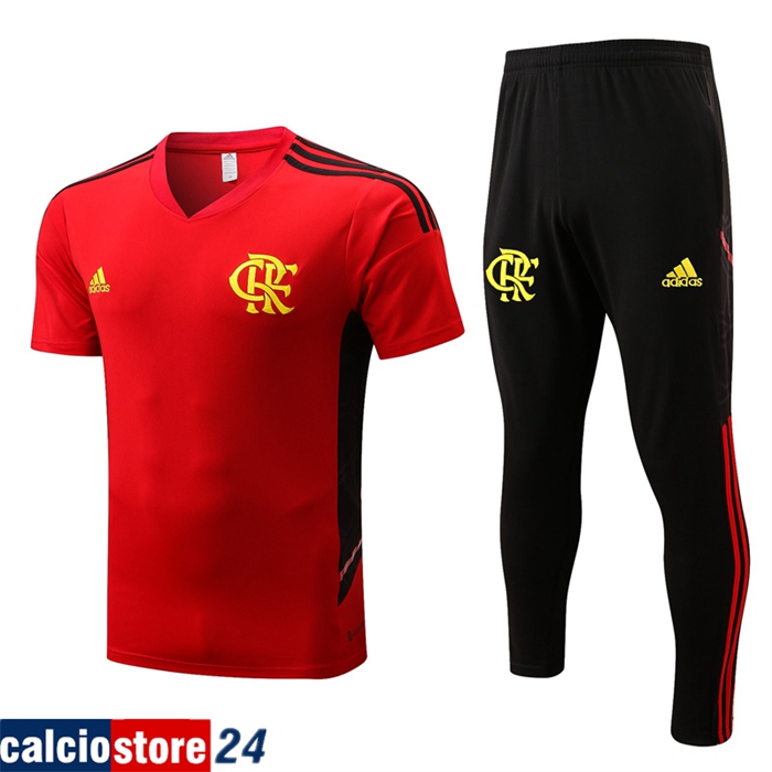 T Shirt Allenamento + Pantaloni Flamengo Rosso 2022/2023