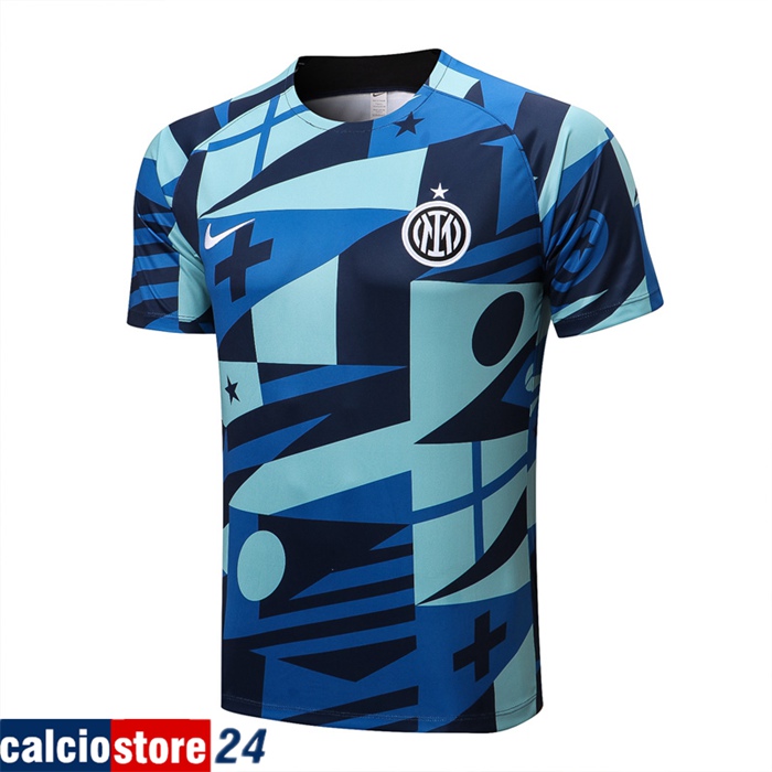 T Shirt Allenamento Inter Milan Blu/Verde 2022/2023