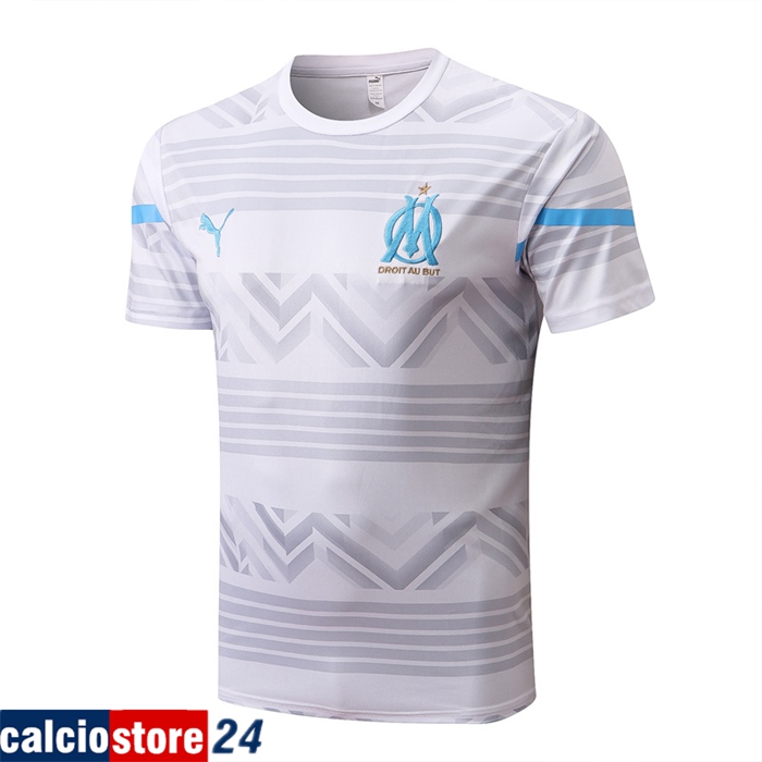 T Shirt Allenamento Marsiglia OM Bianco 2022/2023