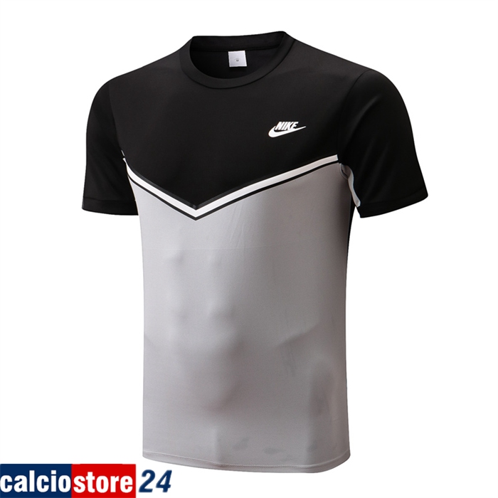 T Shirt Allenamento Nike Nero/Grigio 2022/2023