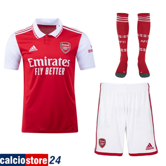 Kit Maglia Arsenal Prima (Pantaloncini + Calzini) 2022/2023