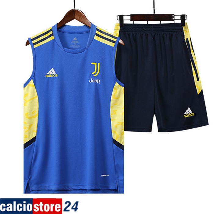 Canotta Allenamento + Pantaloncini Juventus Blu 2022/2023