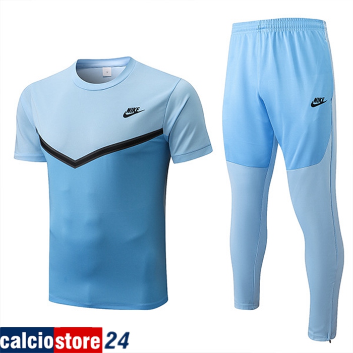 T Shirt Allenamento + Pantaloni Nike Blu 2022/2023