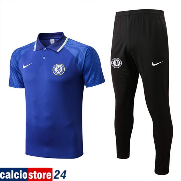 Kit Maglia Polo FC Chelsea Blu 2022/2023