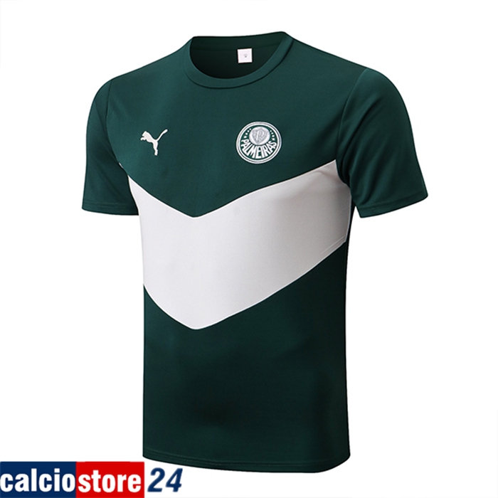 T Shirt Allenamento Palmeiras Verde/Bianco 2022/2023