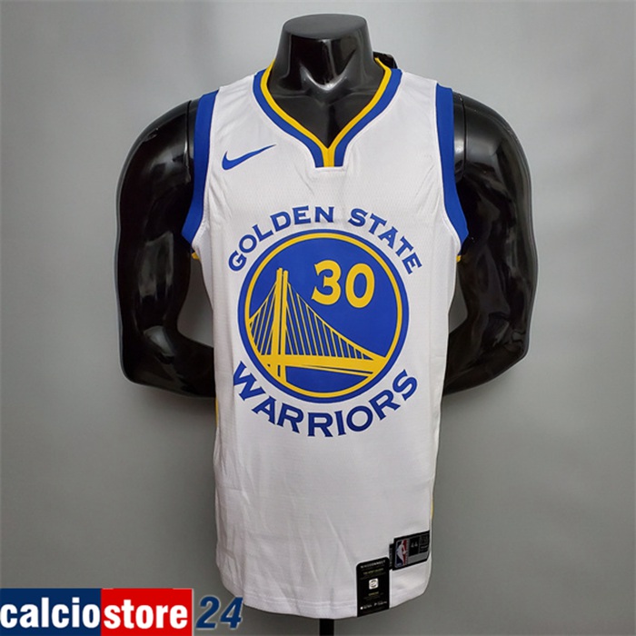 Maglia Golden State Warriors (Curry #30) Bianco