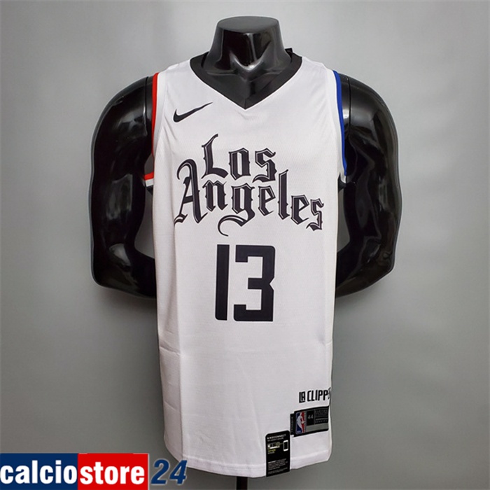 Maglia Los Angeles Clippers (George #13) Bianco