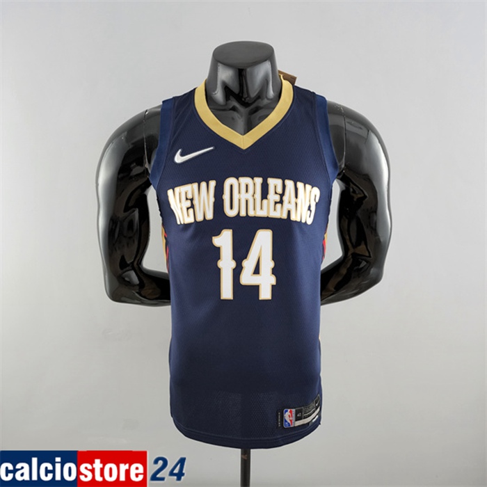Maglia New Orleans Pelicans (Ingram #14) blu navy 75th Anniversary