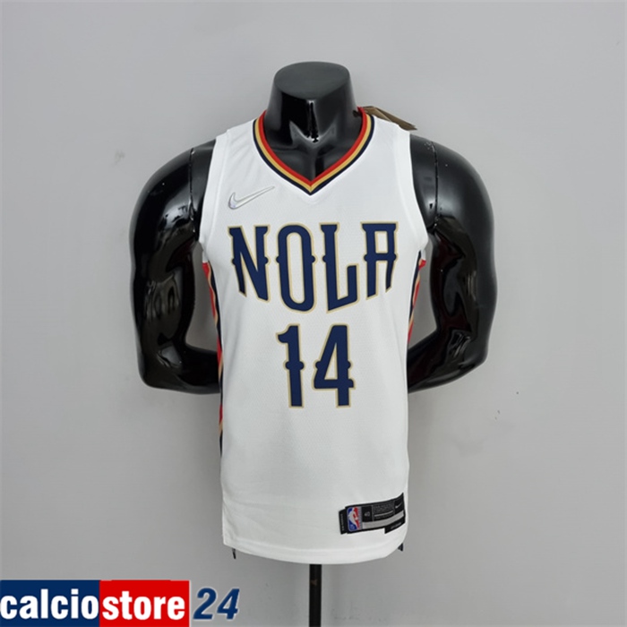 Maglia New Orleans Pelicans (Ingram #14) 2022 Bianco City Edition