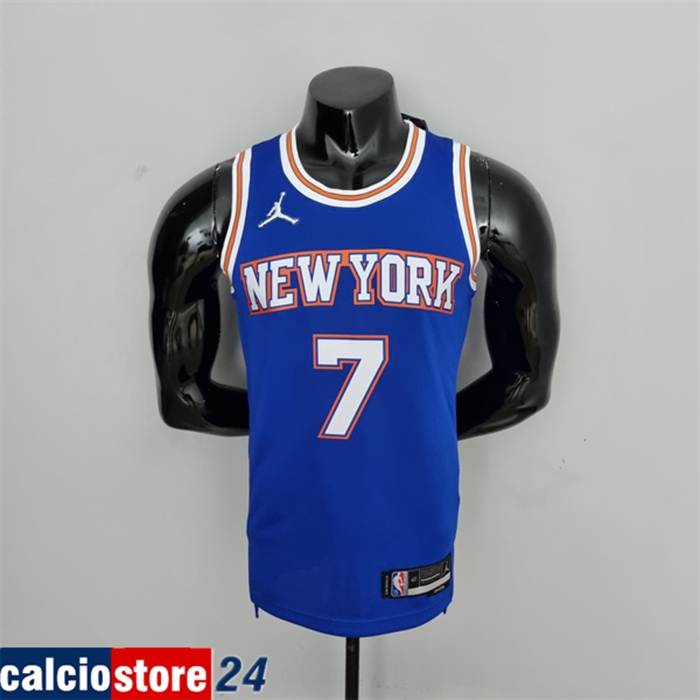 Maglia New York Knicks (Anthony #7) Blu 75th Anniversary Jordan Limited