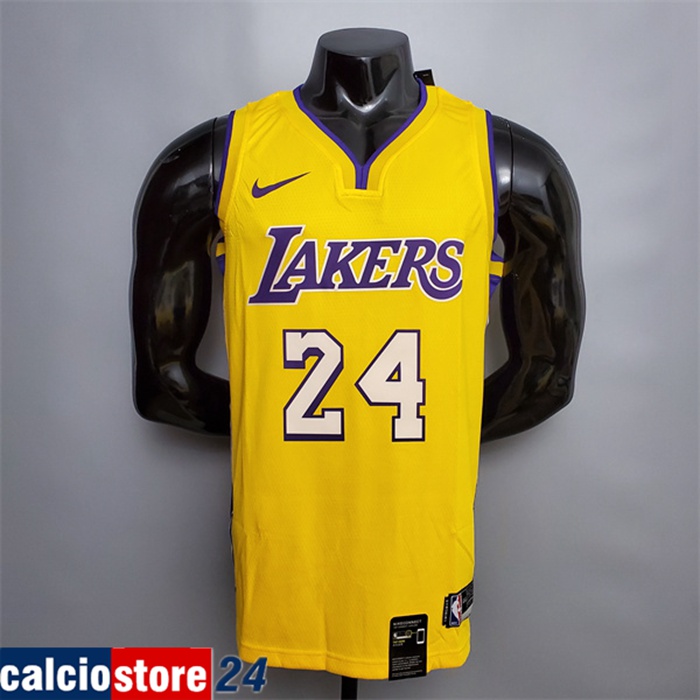 Maglia Los Angeles Lakers (Bryant #24) Giallo
