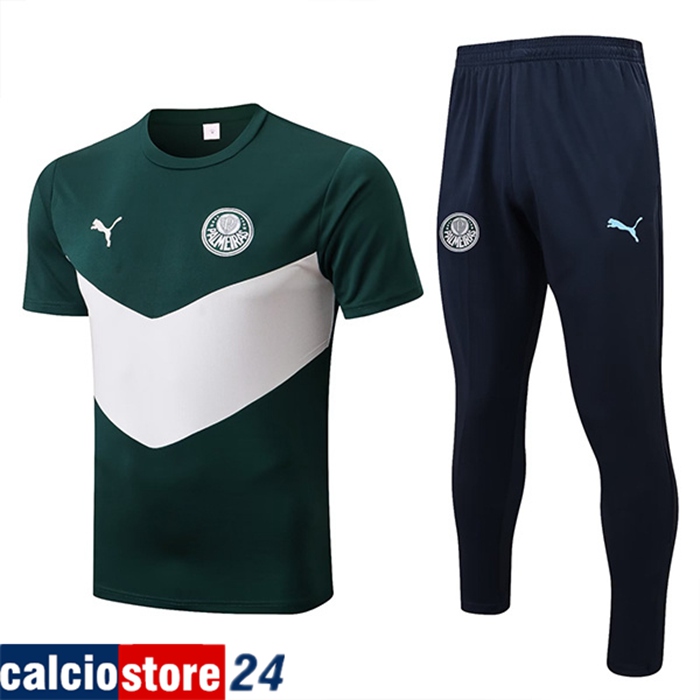 Kit Maglia Allenamento + Pantaloni Palmeiras Verde 2022/2023