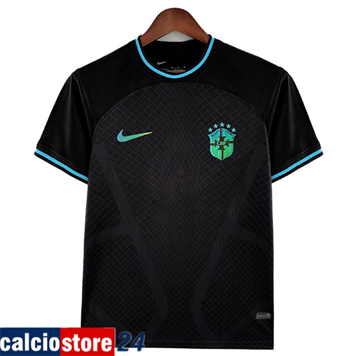 T Shirt Allenamento Brasile Nero 2022/2023
