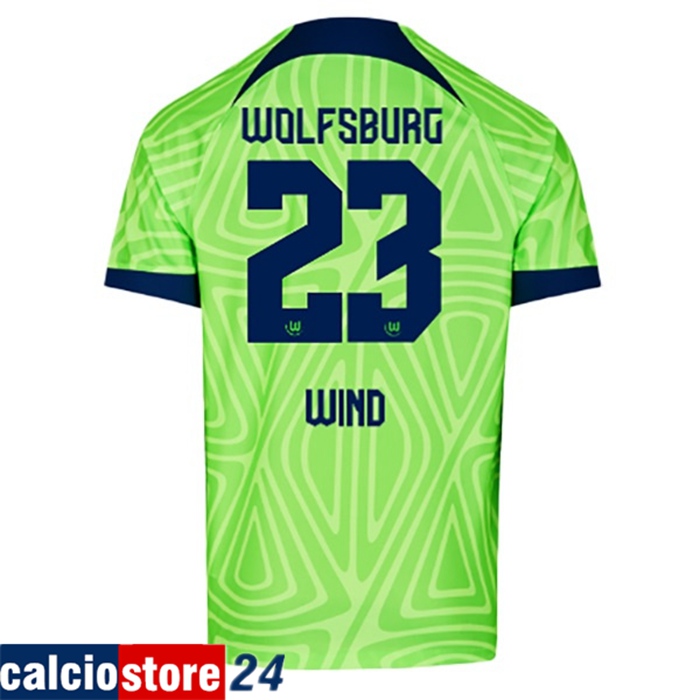 Maglie Calcio Vfl Wolfsburg (WIND #23) 2022/23 Prima