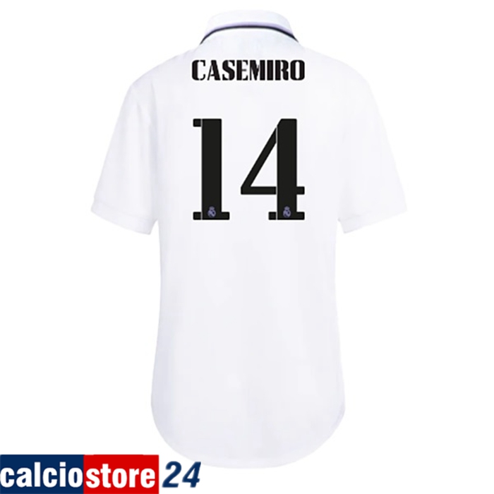 Maglie Calcio Real Madrid (CASEMIRO #14) 2022/23 Prima