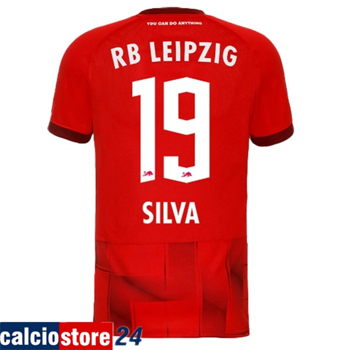 Maglie Calcio RB Leipzig (SILVA #19) 2022/23 Seconda