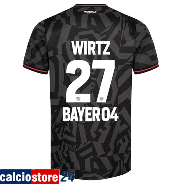 Maglie Calcio Leverkusen (WIRTZ #27) 2022/23 Seconda