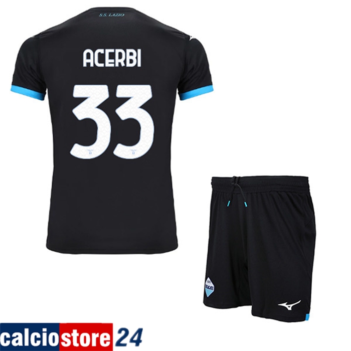 Maglie Calcio SS Lazio (ACERBI #33) Bambino Seconda 2022/23