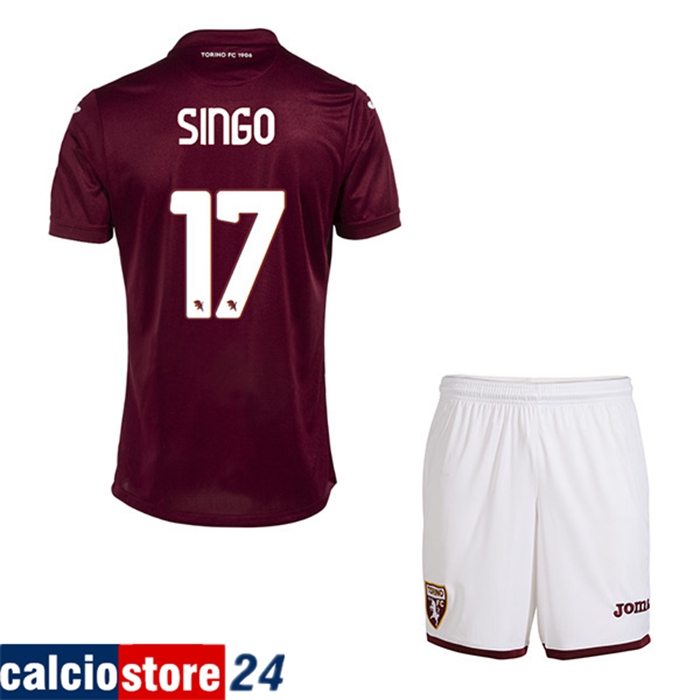 Maglie Calcio Torino (SINGO #17) Bambino Prima 2022/23