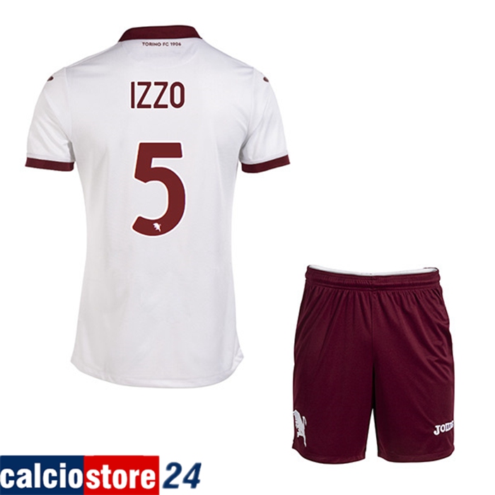 Maglie Calcio Torino (IZZO #5) Bambino Seconda 2022/23