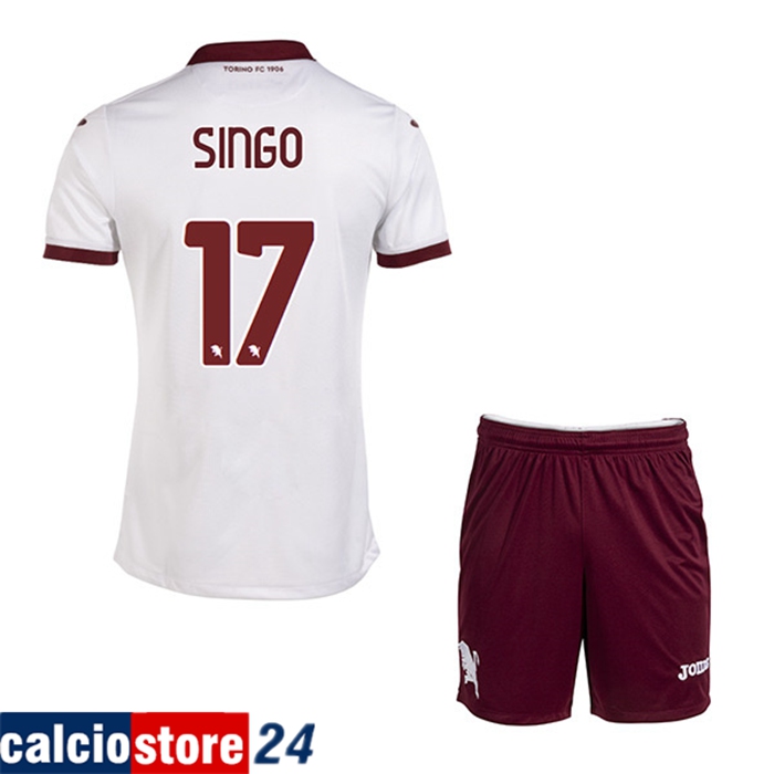 Maglie Calcio Torino (SINGO #17) Bambino Seconda 2022/23