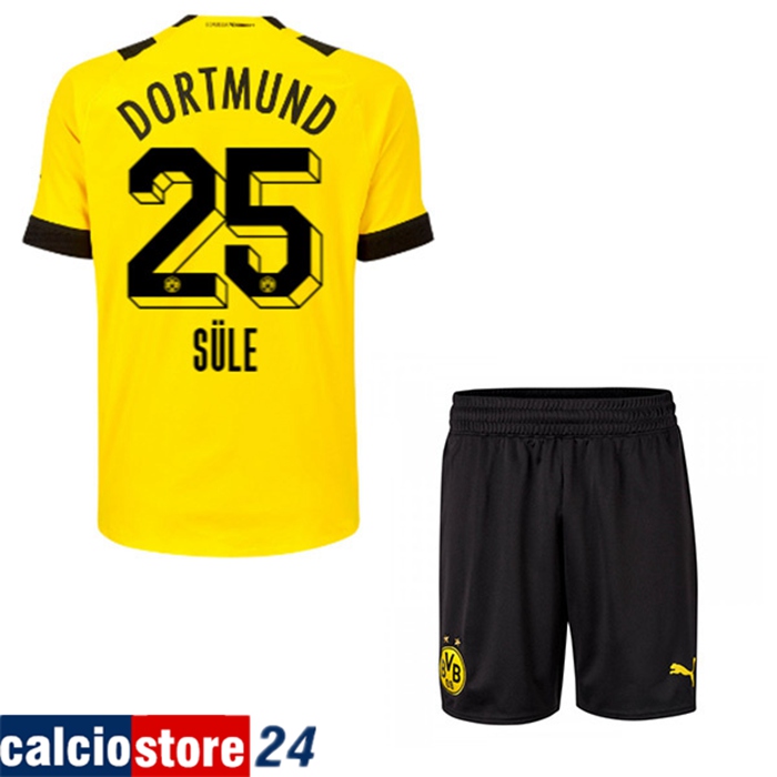 Maglie Calcio Dortmund BVB (SÜLE #25) Bambino Prima 2022/23